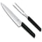 Swiss Army Brands 2024 Victorinox Kitchen Swiss Modern 2-Piece Carving Set Black VIC-6.9093.21G - alternate 1